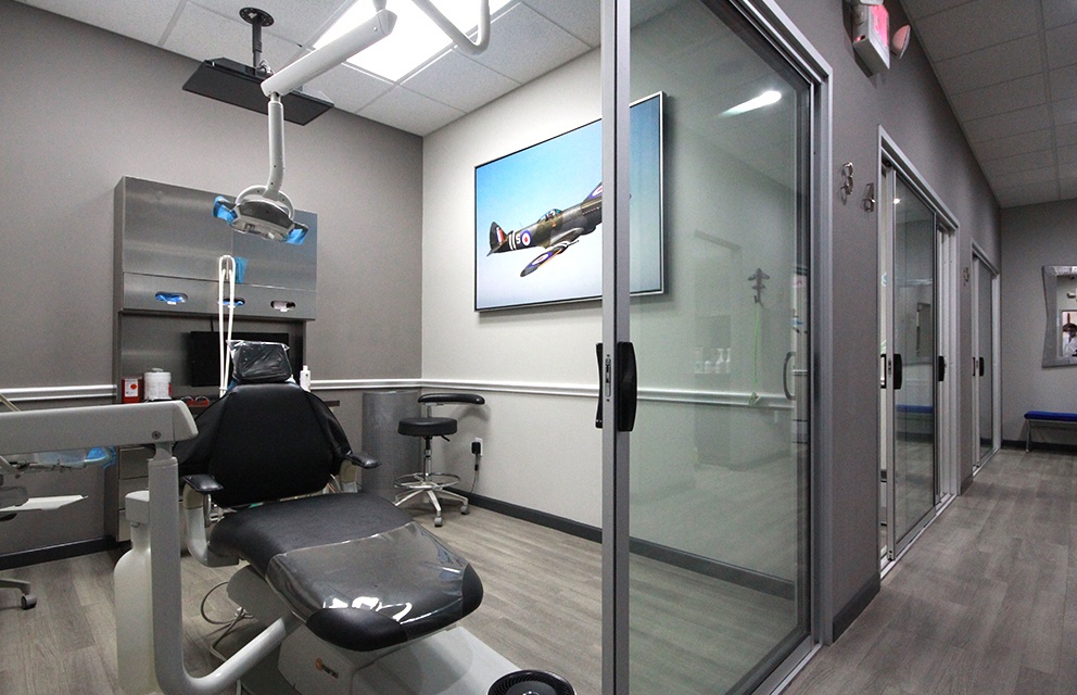 Modern dental treatment room