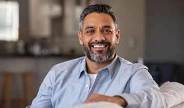 Man relaxing after sedation dentistry visit