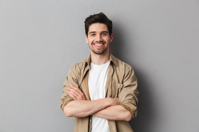 Young person with a shining smile